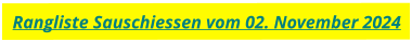 Rangliste Sauschiessen vom 02. November 2024