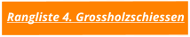 Rangliste 4. Grossholzschiessen