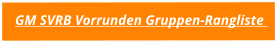 GM SVRB Vorrunden Gruppen-Rangliste